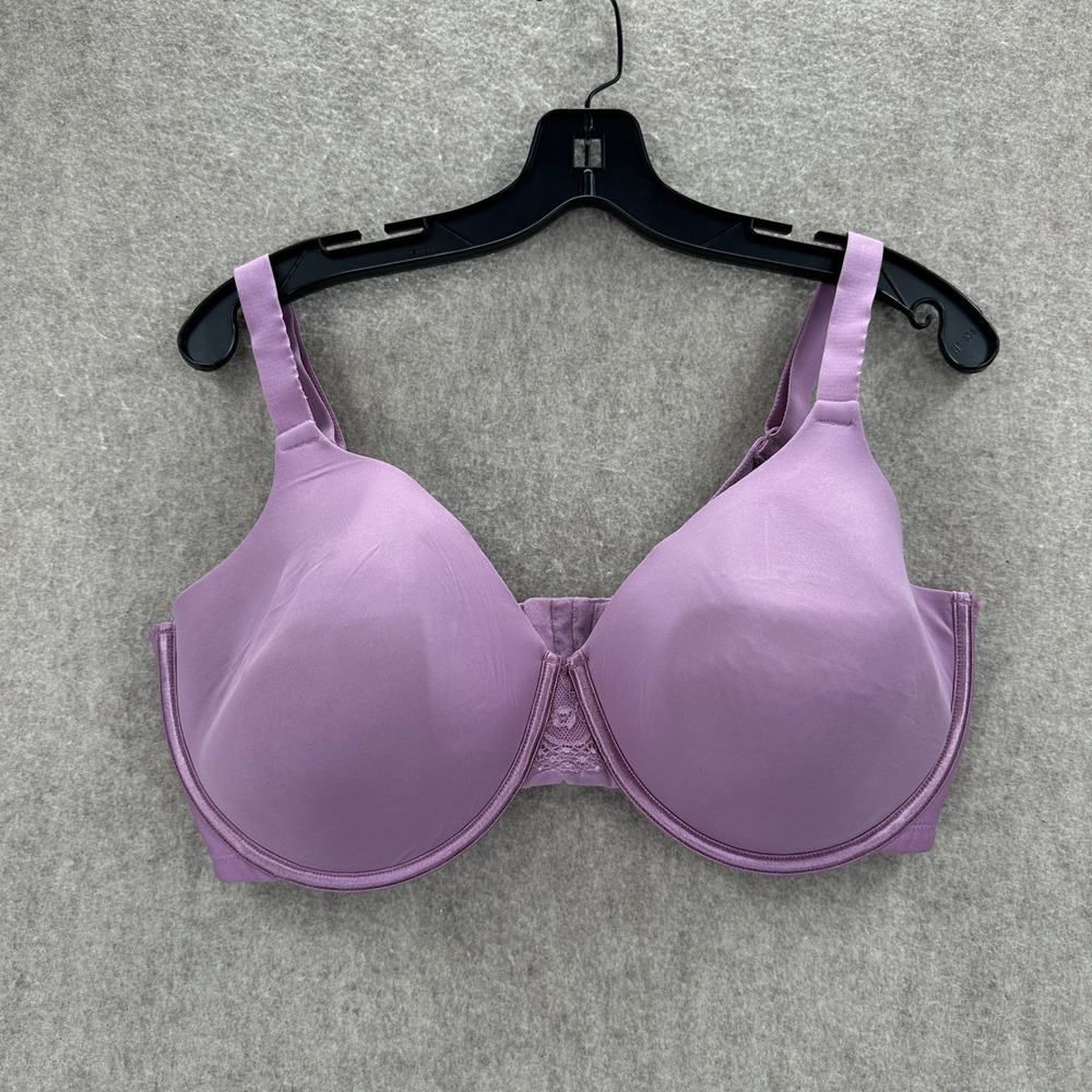 Vanity Fair Beauty Back Bra Womens 40DDD Purple Underwire Smoothing